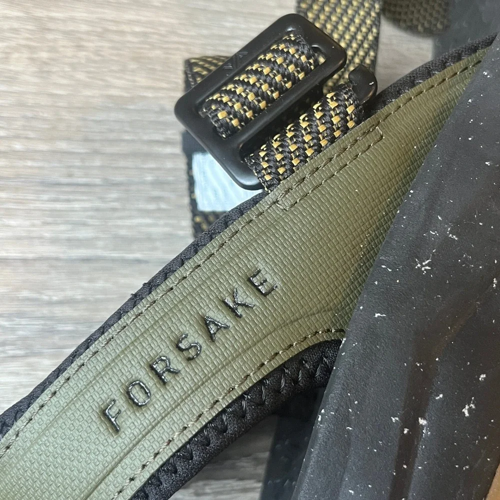Forsake Rogue River Hiking Sandals Sandals Green Black Gum Mens 10‎ EU 43